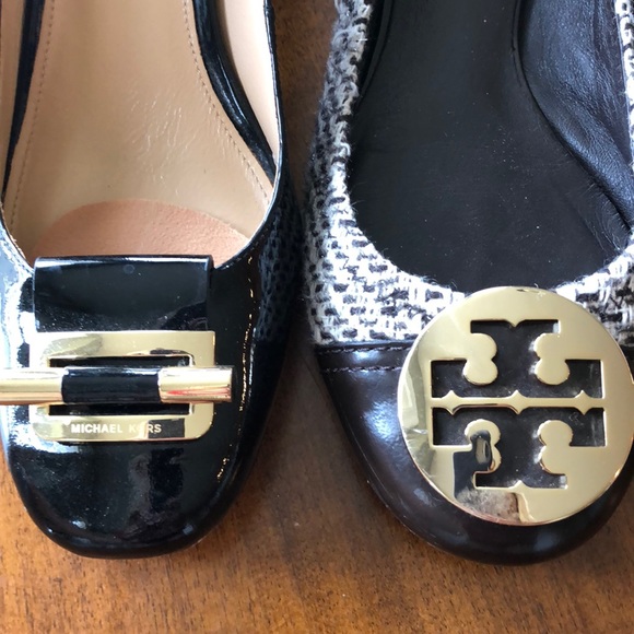 🎉🎉Host Pick🎉🎉 Tory Burch Tweed Reva Flats - Picture 4 of 5